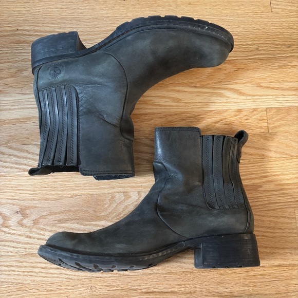 Timberland Men's Slip-On Comfort Black Ankle Boots - Picture 3 of 12